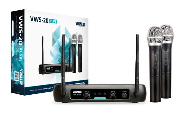 Microfone de Mão Sem Fio Duplo Vokal VWS20 Plus VWS-20 é boa?