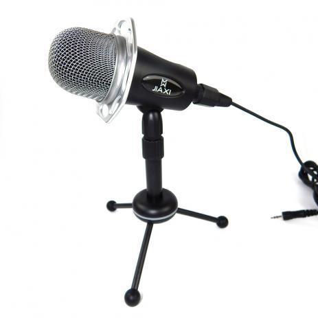 Menor preço em Microfone De Mesa condensador ideal para youtube com tripe - Jiaxi