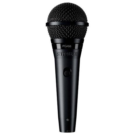 Microfone Dinâmico Cardioide com Fio PGA58LC Shure Menor preço em Microfone Dinâmico Cardioide com Fio PGA58LC Shure