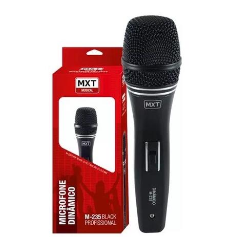 Microfone Dinâmico M-235 Black Profissional - Mxt Menor preço em Microfone Dinâmico M-235 Black Profissional - Mxt