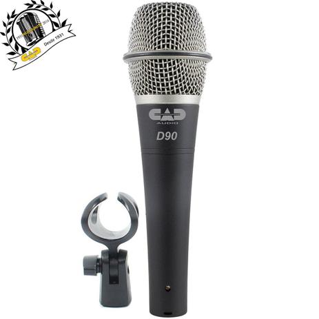 Microfone Dinâmico Premium D-90 - CAD ÁUDIO - Cad audio Menor preço em Microfone Dinâmico Premium D-90 - CAD ÁUDIO - Cad audio