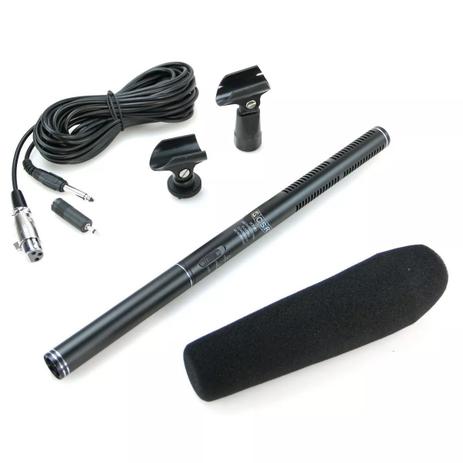 Microfone Direcional Shotgun Csr Ht81 Boom Câmera Gravador Menor preço em Microfone Direcional Shotgun Csr Ht81 Boom Câmera Gravador