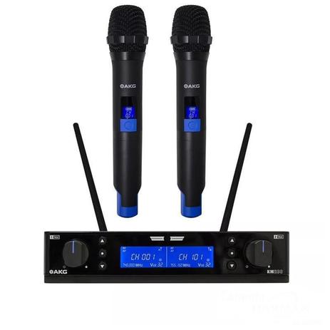 Microfone Duplo de Mão Sem Fio Akg Km 200 Uhf Vocal Menor preço em Microfone Duplo de Mão Sem Fio Akg Km 200 Uhf Vocal