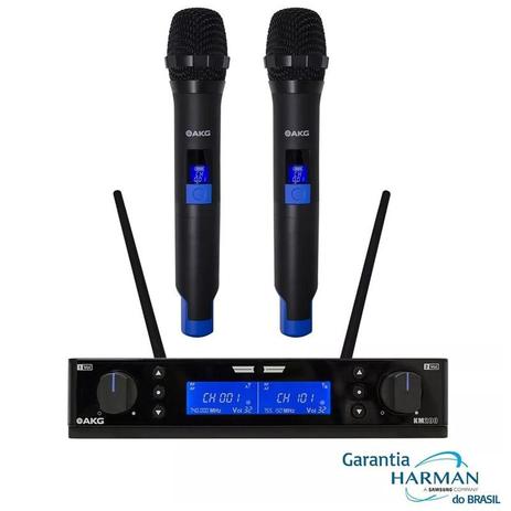 Microfone Duplo Sem Fio Akg Km200 Menor preço em Microfone Duplo Sem Fio Akg Km200