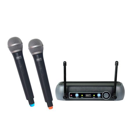 Microfone Duplo Uhf sem Fio Mxt Uhf-202 54 1 117 Menor preço em Microfone Duplo Uhf sem Fio Mxt Uhf-202 54 1 117