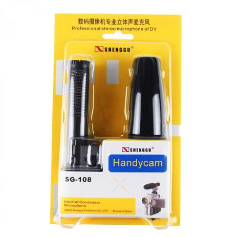 Microfone Externo Sg-108 Profissional P/ Câmeras Dslr Sg108 - Oem Menor preço em Microfone Externo Sg-108 Profissional P/ Câmeras Dslr Sg108 - Oem