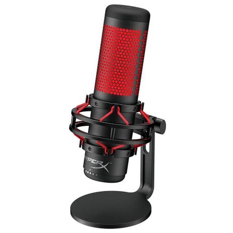 Microfone Gamer Hyperx Quadcast Antivibração Led Usb Pc Ps4 - HYPER X Menor preço em Microfone Gamer Hyperx Quadcast Antivibração Led Usb Pc Ps4 - HYPER X