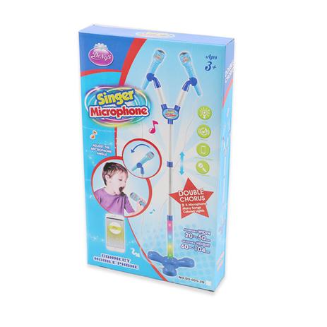 Microfone karaokê duplo infantil - mc18052 unica - Mega compras Menor preço em Microfone karaokê duplo infantil - mc18052 unica - Mega compras
