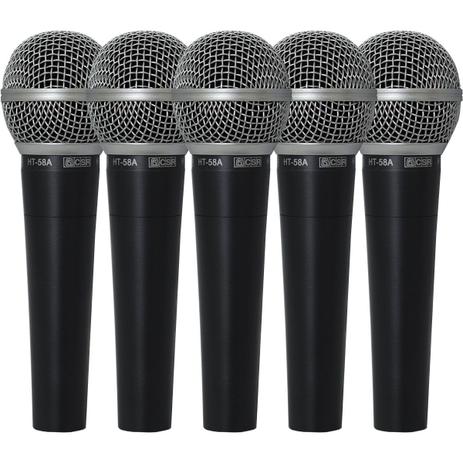 Microfone Kit Vocal HT-58-5 - CSR Menor preço em Microfone Kit Vocal HT-58-5 - CSR