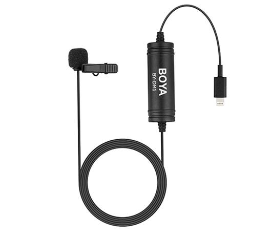 Microfone Lapela Conector Lightning para iPhone 7, 8 e X - Boya Menor preço em Microfone Lapela Conector Lightning para iPhone 7, 8 e X - Boya