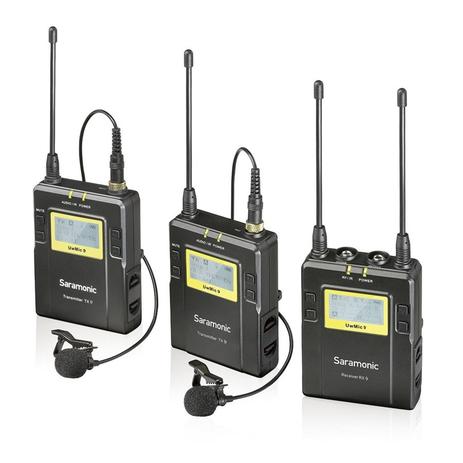 Microfone Lapela Duplo Sem Fio Saramonic Uwmic9 Menor preço em Microfone Lapela Duplo Sem Fio Saramonic Uwmic9
