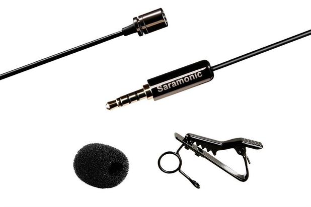 Microfone Lapela Saramonic Sr-lmx1 Para Iphone E Smartphones Menor preço em Microfone Lapela Saramonic Sr-lmx1 Para Iphone E Smartphones