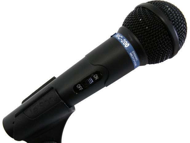 Microfone Le Son Mc-200 Dinamico Cardióide Profissional Preto Fosco - Leson Menor preço em Microfone Le Son Mc-200 Dinamico Cardióide Profissional Preto Fosco - Leson