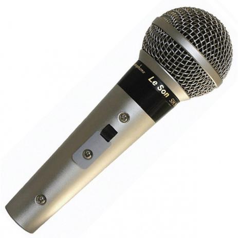 Menor preço em Microfone Leson Sm58 P4 Vocal Profissional Oferta Cham + P10