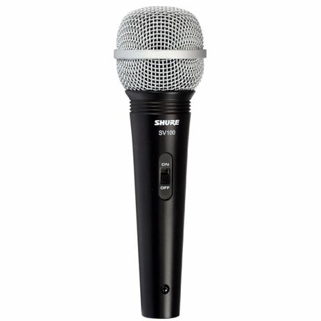 Microfone Multifuncional de Mão Shure SV-100 Menor preço em Microfone Multifuncional de Mão Shure SV-100