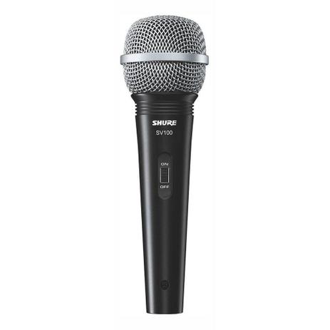 Microfone Multifuncional Shure SV100 Dinâmico Cardióide Menor preço em Microfone Multifuncional Shure SV100 Dinâmico Cardióide