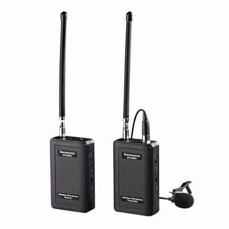 Microfone Omnidirecional de Lapela Saramonic Sem Fio VHF de 4 Canais Menor preço em Microfone Omnidirecional de Lapela Saramonic Sem Fio VHF de 4 Canais