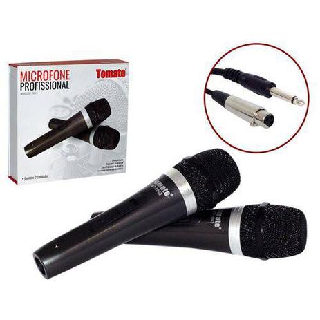 Microfone Profissional Com Fio 2 Unidades Na Cx Mt-1003 Mt-1003 Tomate Menor preço em Microfone Profissional Com Fio 2 Unidades Na Cx Mt-1003 Mt-1003 Tomate