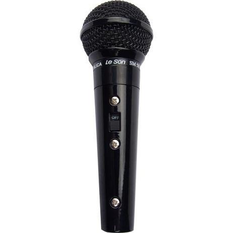 Microfone Profissional Com Fio Cardioide Leson Sm58 P4 Preto é boa?