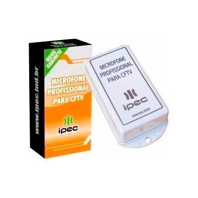 Microfone Profissional P/ Câmeras Cftv Ipec Menor preço em Microfone Profissional P/ Câmeras Cftv Ipec