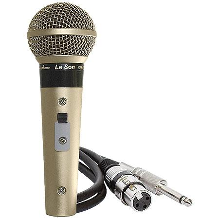 Microfone profissional sm58 p4 champanhe acompanha cabo de 5 metros - Leson Menor preço em Microfone profissional sm58 p4 champanhe acompanha cabo de 5 metros - Leson