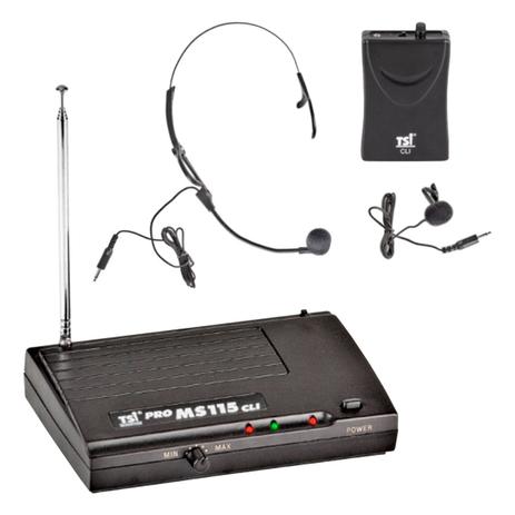 Microfone s/ Fio Headset / Lapela / VHF - MS 115 CLI TSI é boa?
