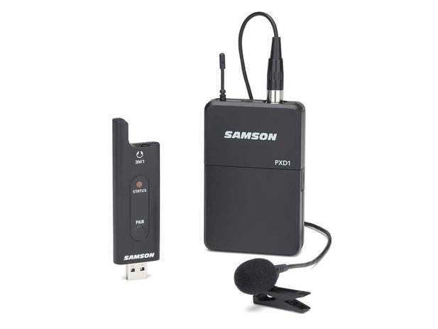 Microfone Sem Fio de Lapela USB Samson XPD2 Lavalier Menor preço em Microfone Sem Fio de Lapela USB Samson XPD2 Lavalier