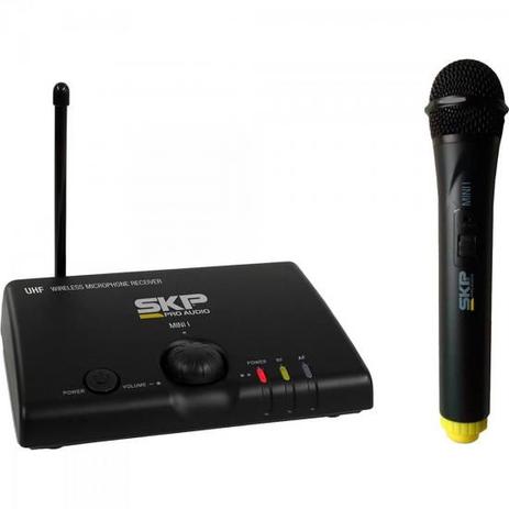 Microfone sem Fio de Mão Bivolt MINI-I Preto SKP - Marca é boa?