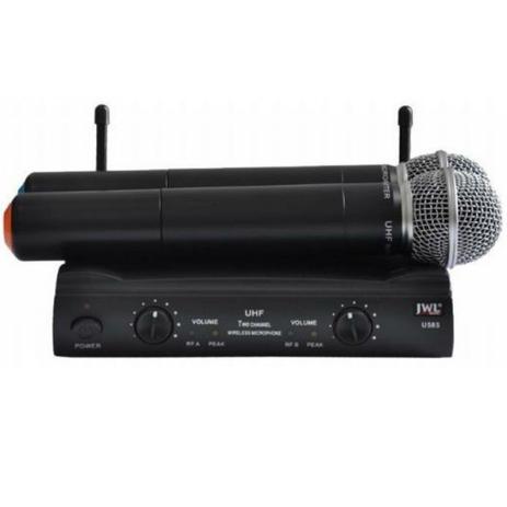 Microfone Sem Fio Duplo de Mão U-585MM - JWL é boa?