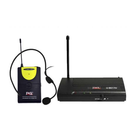 Microfone Sem Fio Headset Uhf U-8017H - Jwl Menor preço em Microfone Sem Fio Headset Uhf U-8017H - Jwl