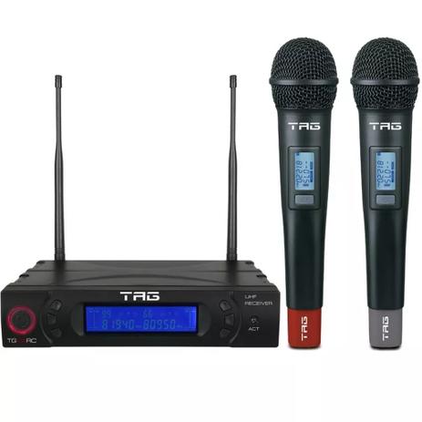 Microfone Sem Fio Tg-8802 Metalic Orange Bat Frequencia Variável Digital Uhf Com 2 Bastões - Tagima é boa?