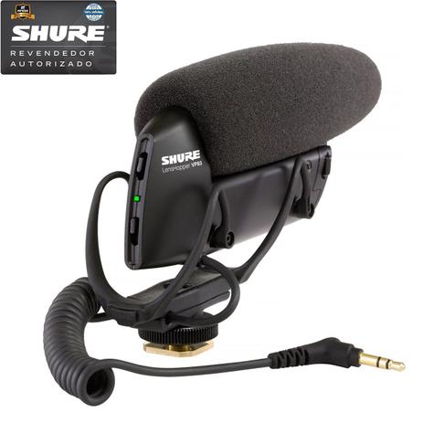 Microfone Shotgun Para Câmeras DSLR e Filmadoras HD VP-83 - Shure Menor preço em Microfone Shotgun Para Câmeras DSLR e Filmadoras HD VP-83 - Shure