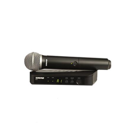 Microfone Shure BLX24 BR PG58.-M15 Menor preço em Microfone Shure BLX24 BR PG58.-M15