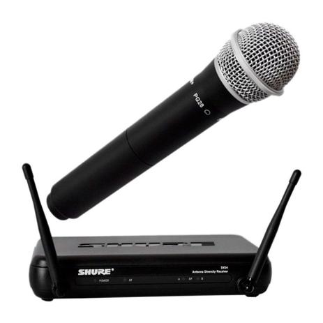 Microfone Shure SVX24BR de mão PG28 Menor preço em Microfone Shure SVX24BR de mão PG28
