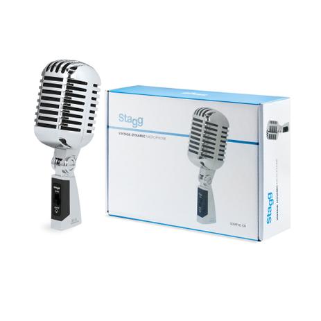 Microfone Stagg Cardióide Vintage Dinâmico SDMP 40 CR - AC0199 é boa?