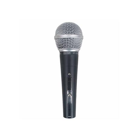 Microfone Vocal Dinamico HT48 A com fio e com chave - CSR Menor preço em Microfone Vocal Dinamico HT48 A com fio e com chave - CSR