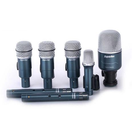 Microfones para Bateria Superlux DrkB5C2 Mkll Giant 7 Unidades Menor preço em Microfones para Bateria Superlux DrkB5C2 Mkll Giant 7 Unidades