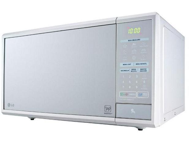 Microondas LG MS3059L, 30 Litros, Espelhado, Revestimento EasyClean, Função Eco On - 220V