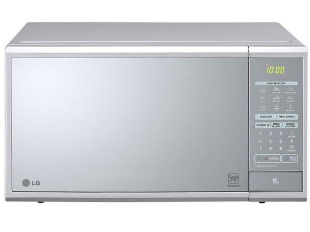 Microondas LG MS3059L, 30 Litros, Espelhado, Revestimento EasyClean, Função Eco On - 220V