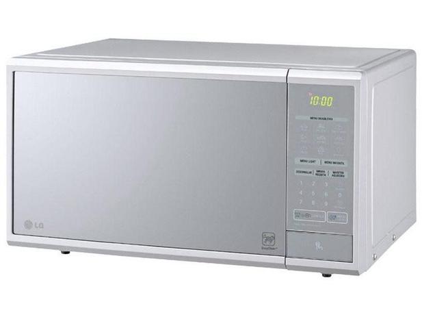 Microondas LG MS3059L, 30 Litros, Espelhado, Revestimento EasyClean, Função Eco On - 220V
