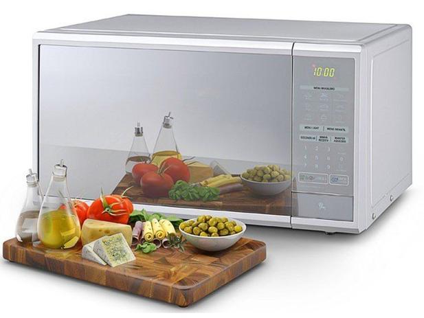 Microondas LG MS3059L, 30 Litros, Espelhado, Revestimento EasyClean, Função Eco On - 220V
