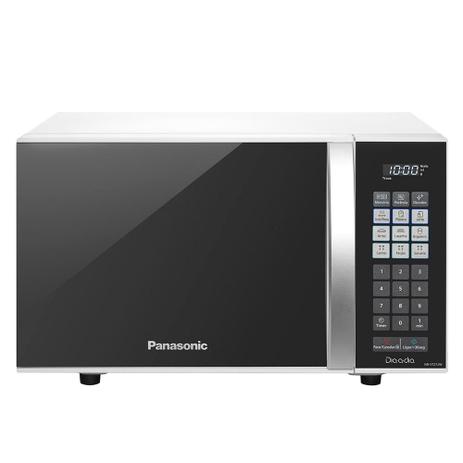 Microondas Panasonic NN-ST27JWRUN, 21 L, Porta Espelhada, Branco - 220V Menor preço em Microondas Panasonic NN-ST27JWRUN, 21 L, Porta Espelhada, Branco - 220V