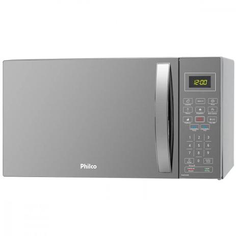 Microondas Philco 26L Prata PMO26ES 110V Menor preço em Microondas Philco 26L Prata PMO26ES 110V