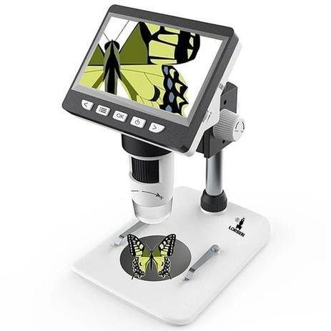Microscópio Digital Eletrônico Display LCD Zoom 1000x GT955 - Lorben Menor preço em Microscópio Digital Eletrônico Display LCD Zoom 1000x GT955 - Lorben