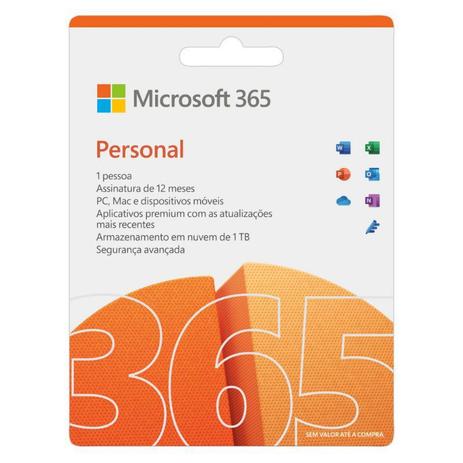 Microsoft 365 Personal Menor preço em Microsoft 365 Personal