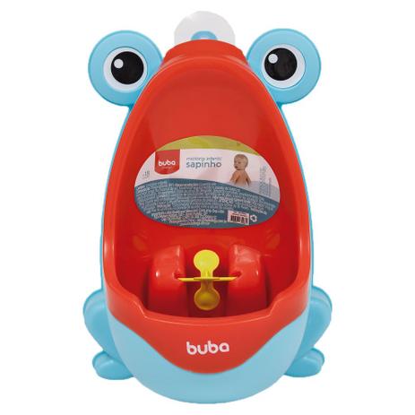 Mictório Infantil - Sapinho - Azul e Vermelho - Buba Menor preço em Mictório Infantil - Sapinho - Azul e Vermelho - Buba