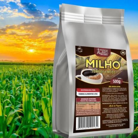 Milho torrado - café de milho (produto sem cafeína, sem glúten e sem lactose) - 500 g - Torres Alimentos Menor preço em Milho torrado - café de milho (produto sem cafeína, sem glúten e sem lactose) - 500 g - Torres Alimentos