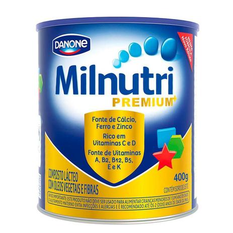 Milnutri Composto Lacteo 400g - Danone ltda Menor preço em Milnutri Composto Lacteo 400g - Danone ltda