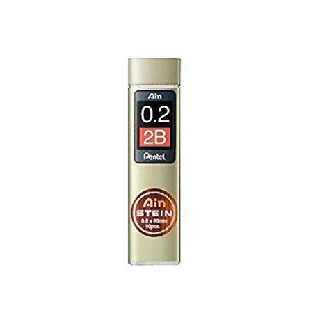 Mina Grafite Pentel 0.2 mm 2B SM/C272W-2B Menor preço em Mina Grafite Pentel 0.2 mm 2B SM/C272W-2B
