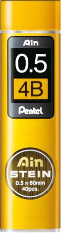 Mina Grafite Pentel Ain Stein 0.5 mm 4B C275-4B0 Menor preço em Mina Grafite Pentel Ain Stein 0.5 mm 4B C275-4B0